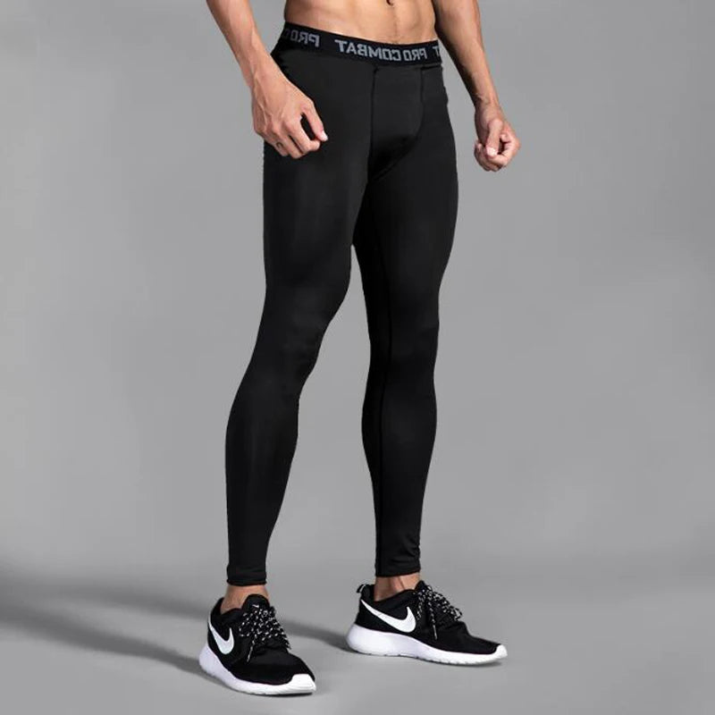 Men Compression Tights – Quick Dry Running & Training Leggings
