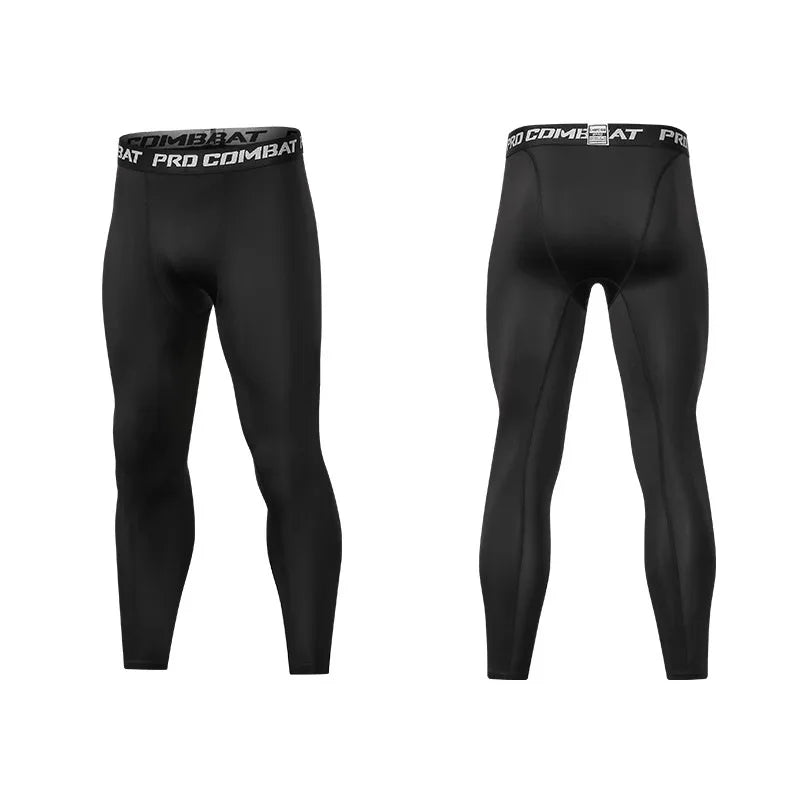 Men Compression Tights – Quick Dry Running & Training Leggings
