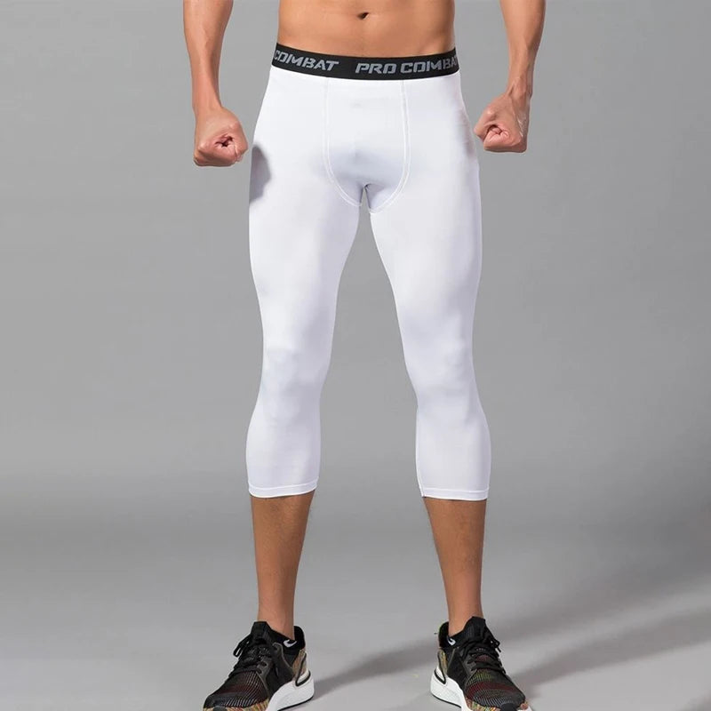 Men Compression Tights – Quick Dry Running & Training Leggings